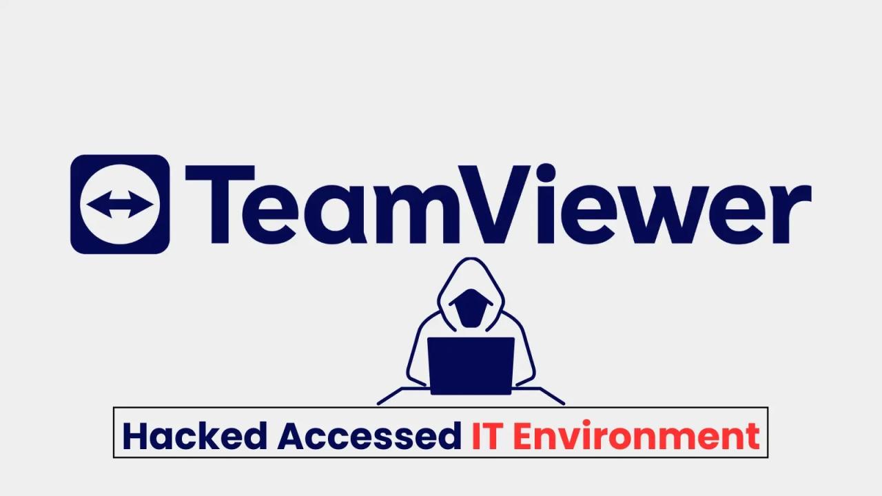 TeamViewer Hacked: Attackers Accessed Internal Corporate IT Environment